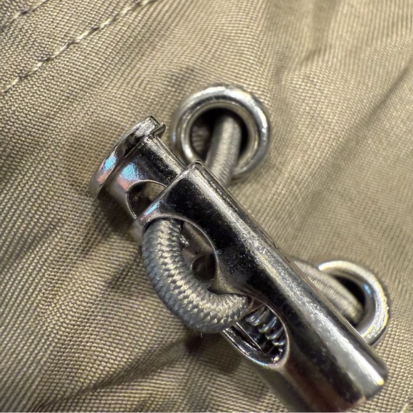 Lauren Ralph Lauren Women’s Cinched-waist Anorak Jacket Sz XXL Khaki Tan Hooded - Picture 14 of 15